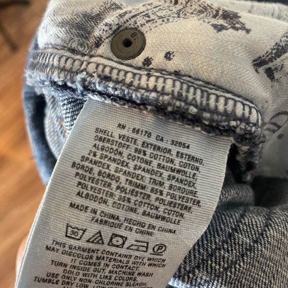 Anthropologie Pilcro and the Letterpress Size 26 Hyphen Fit Embroidered - Picture 7 of 14